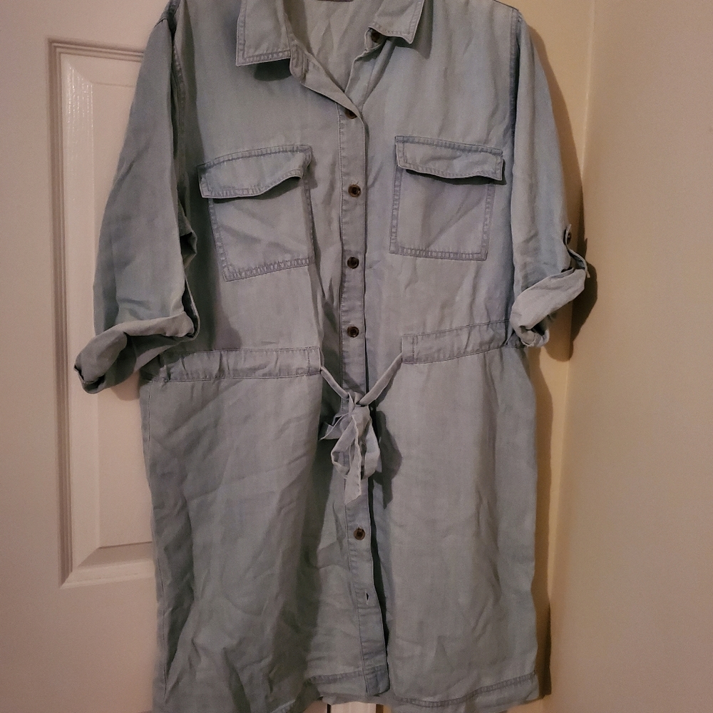Denim dress